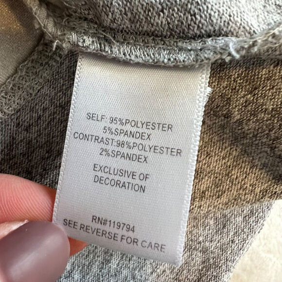 Whimsigoth One World Top Womens 1X Grey Velvet Rhinestone Boho Flowy Y2K Fairy - Picture 9 of 11